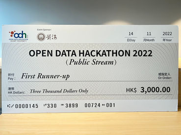 First Runner-up Open Data Hackathon 2022 image 1